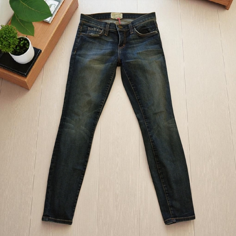 Current/Elliott Dark Blue Skinny Jeans